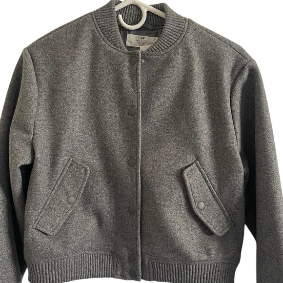 H&M NWT Boys Jacket Gray Size 12 - Picture 1 of 8